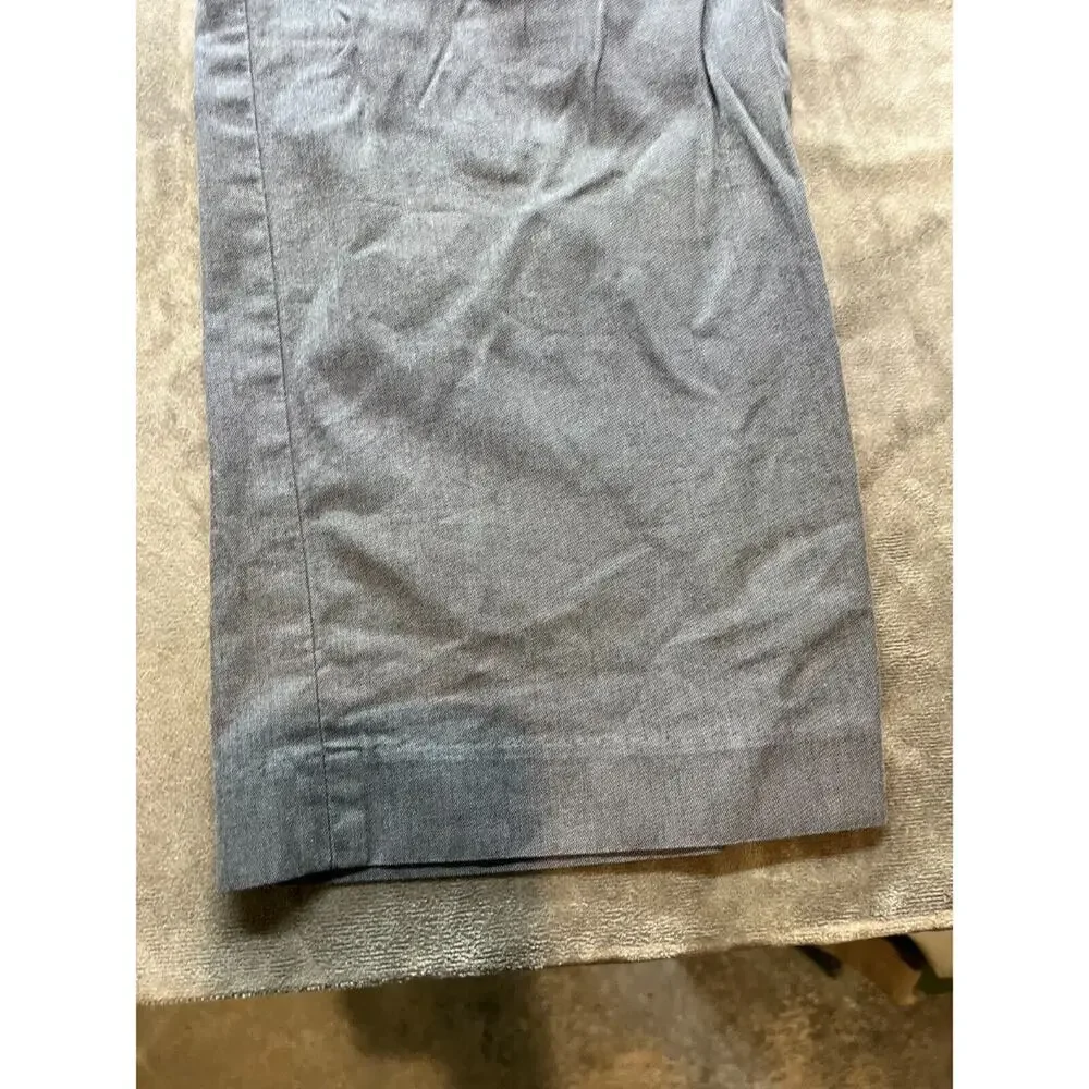 Banana Republic‎ Men's Chino Pants Classic Fit Size 33x32 Grey Flat Front